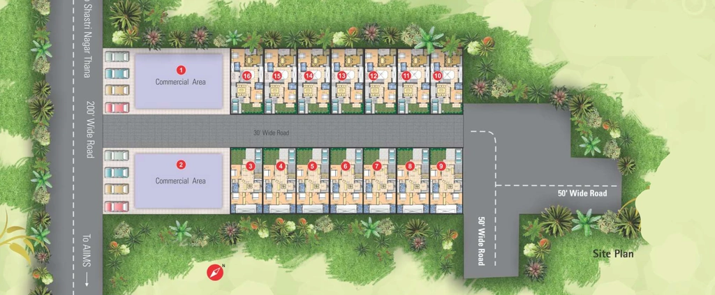 Master Plan of Shree Shubham The Villas in Shastri Nagar, Jodhpur - Image 423057