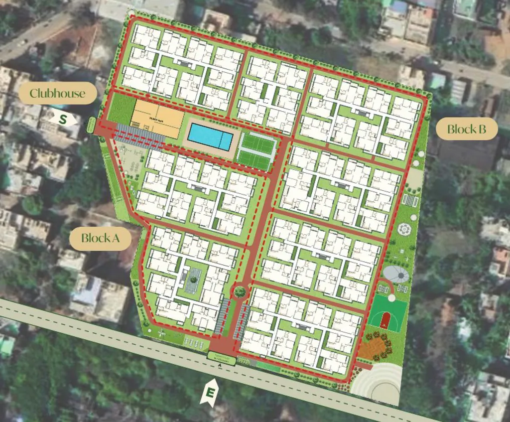 Master Plan of 5 Elements Natures Lap in null, Bangalore - Image 422027