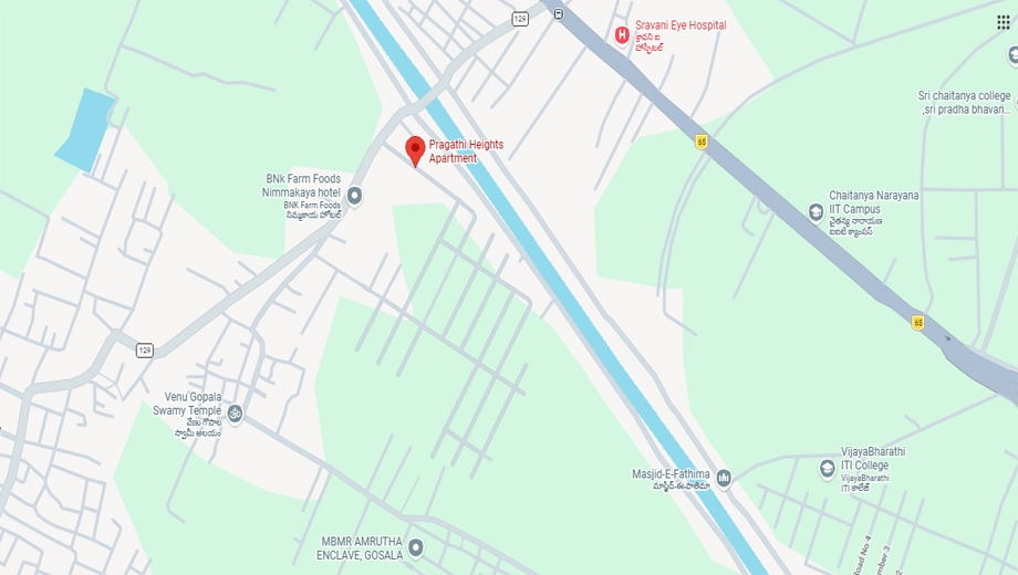 Location of Sreecity Pragahti Heights in Gosala, Vijayawada - Image 422054