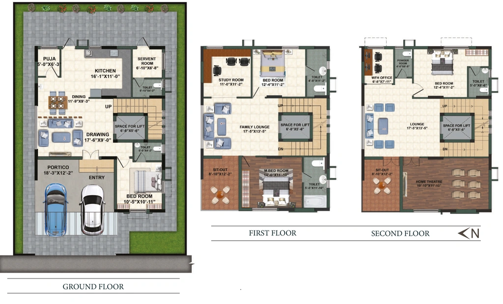 4 BHK House/Villa in IJM Raintree Park Dwaraka Krishna Villas 26 in null, Vijayawada - Image 925966