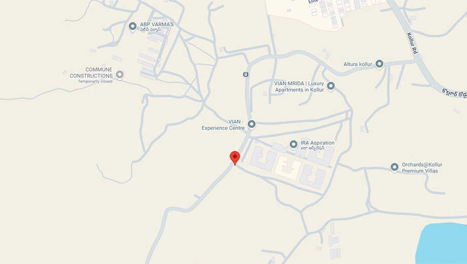 Location of Levante in Kollur, Hyderabad - Image 422124