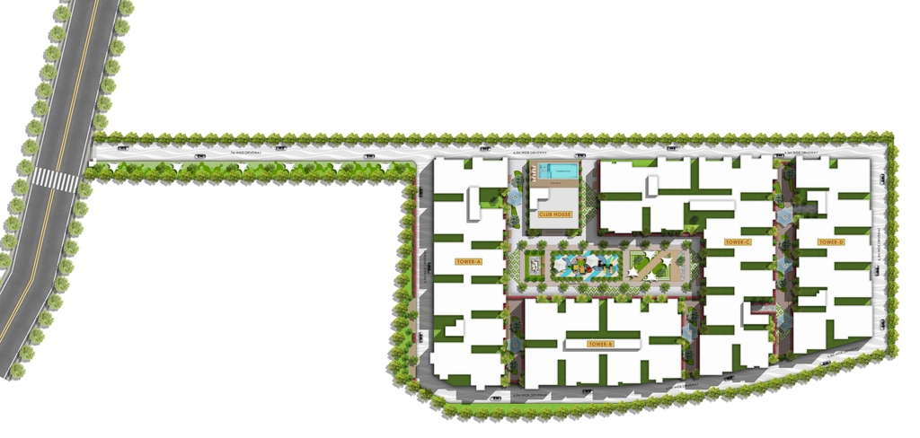 Master Plan of Levante in Kollur, Hyderabad - Image 422125