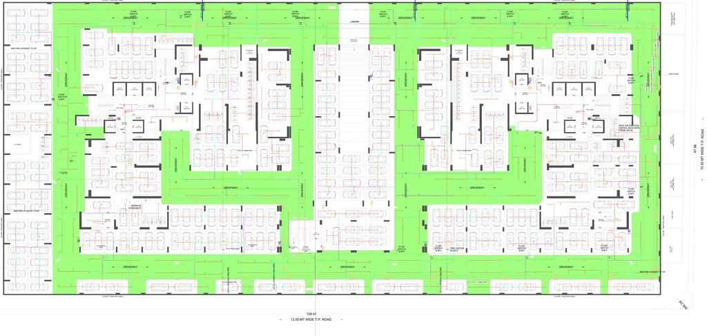 Master Plan of Sat Skyline in Mavdi, Rajkot - Image 422141