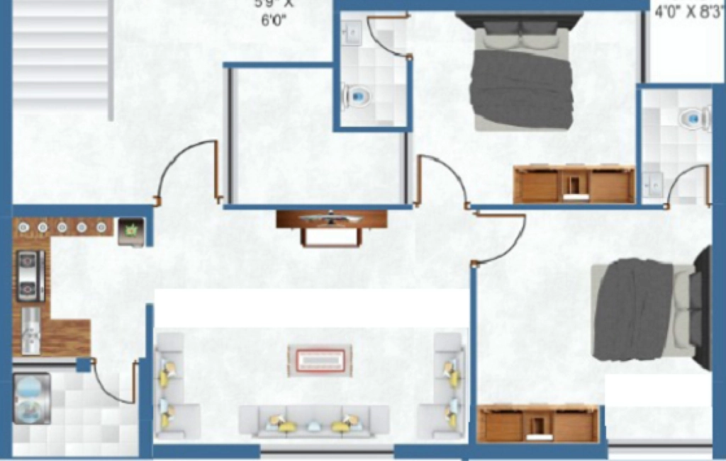 2 BHK Flat in Shivalay 1 in Mavdi, Rajkot - Image 926003