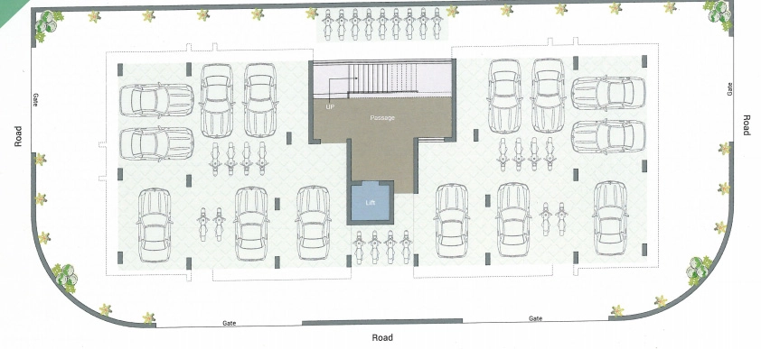Master Plan of Shreenath Shree Darshan Sky in Mavdi, Rajkot - Image 422190