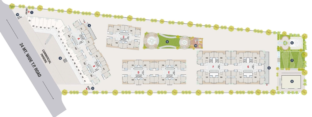 Master Plan of Shree Pavitram in Mavdi, Rajkot - Image 422200