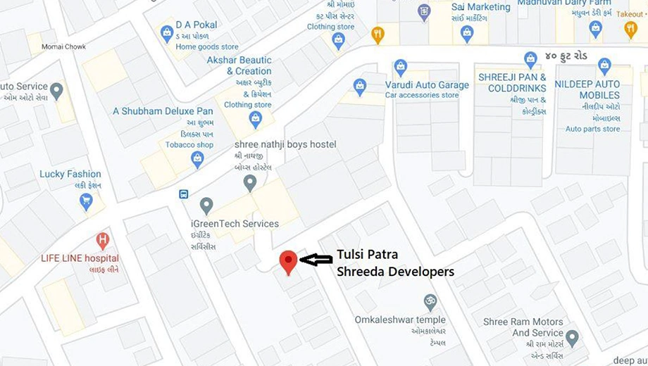 Location of Shreeda Tulsi Patra in Mavdi, Rajkot - Image 422225