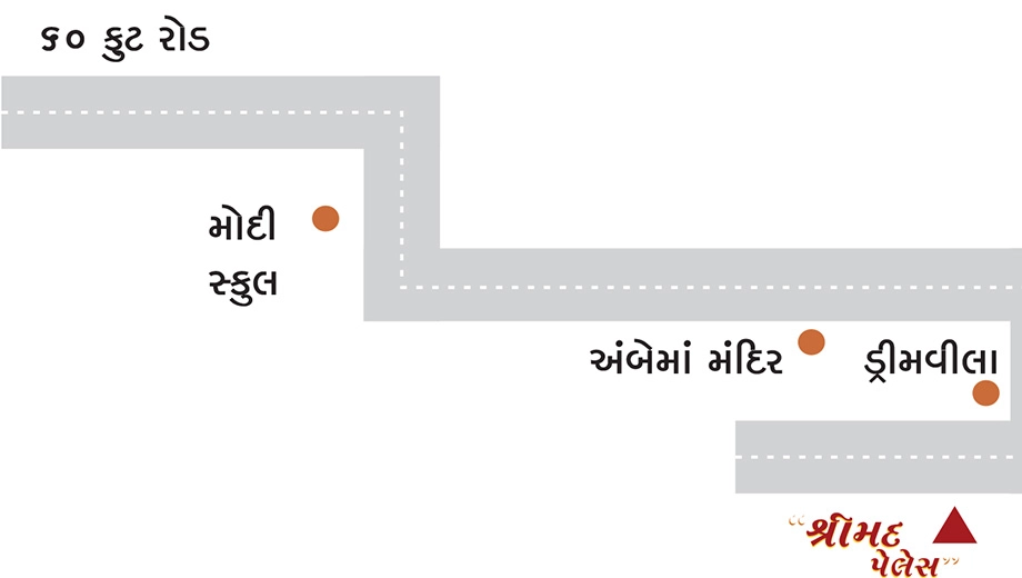 Location of Nisarv Shreemad Palace in Mavdi, Rajkot - Image 422309