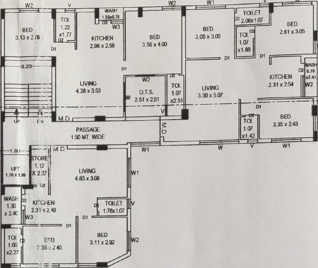 Floor Plan of Shri Raj in Mavdi, Rajkot - Image 422321