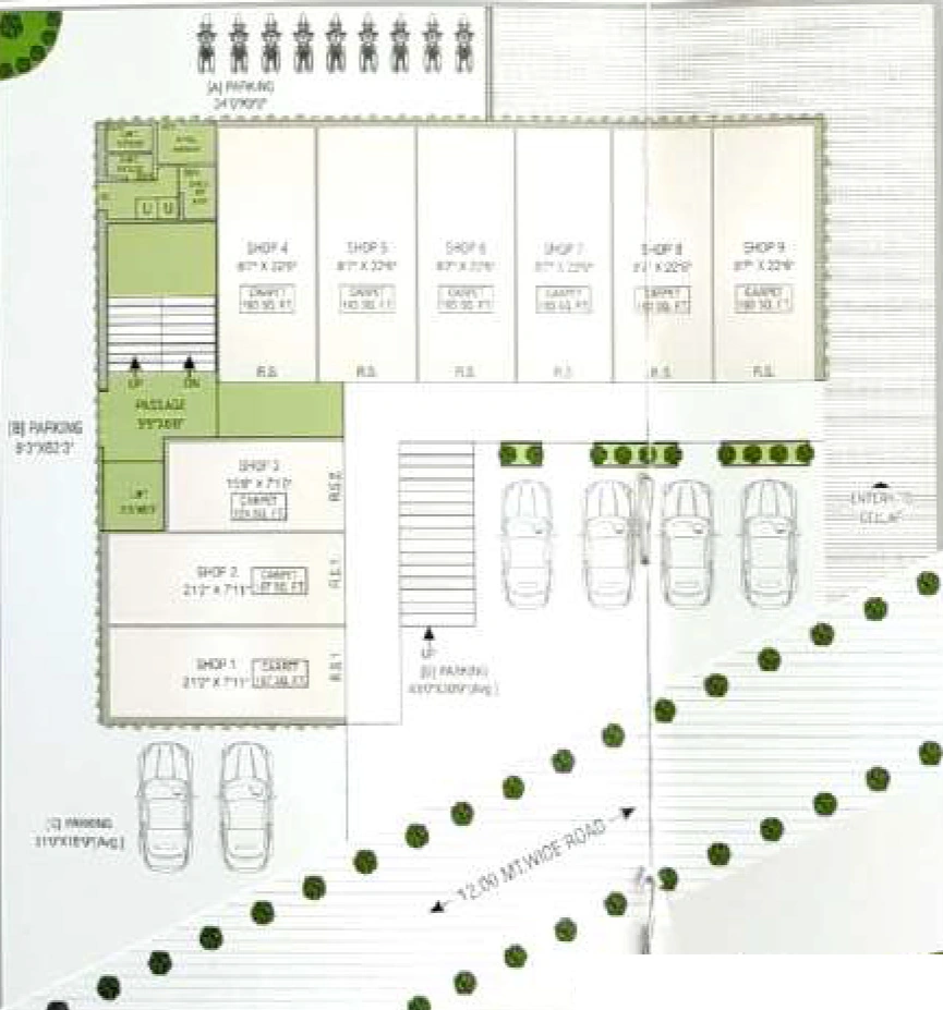 Master Plan of Shri Raj in Mavdi, Rajkot - Image 422320