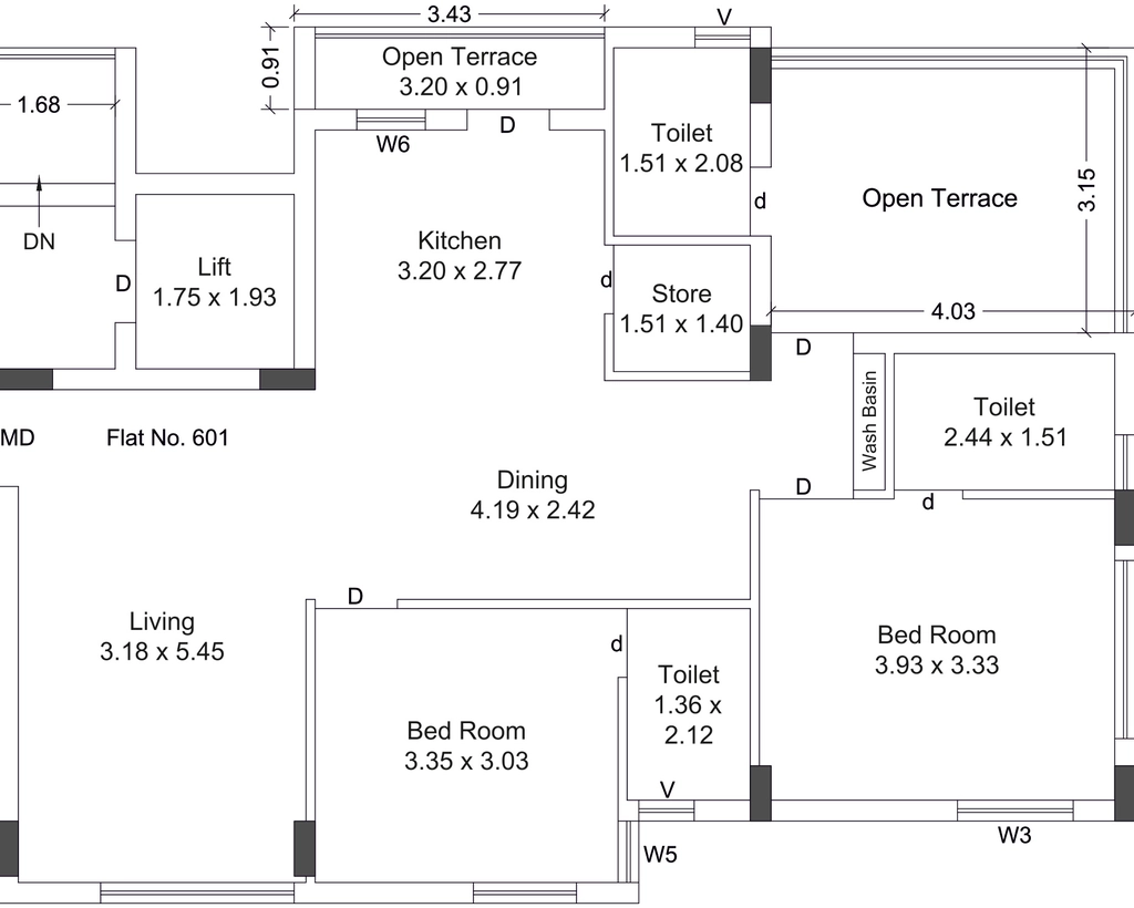 2 BHK Flat in Siddhi Bilipatra Prime in Mavdi, Rajkot - Image 926068