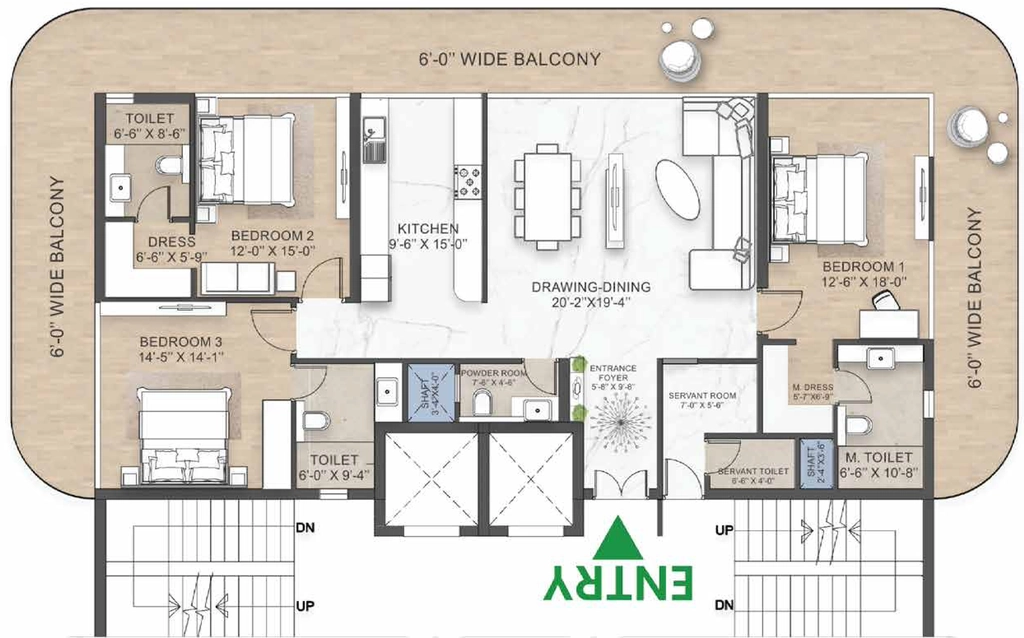 3 BHK Flat in Vera Vista 45 in null, Chandigarh - Image 926105
