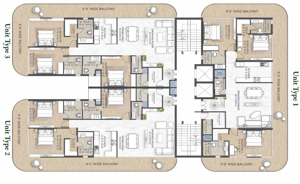 Floor Plan of Vera Vista 45 in null, Chandigarh - Image 422446
