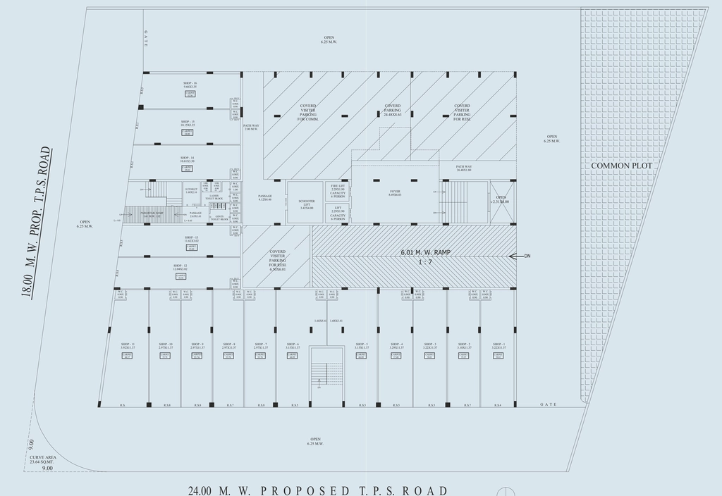 Master Plan of Swastik Heights in Mavdi, Rajkot - Image 422429