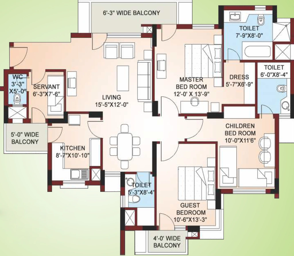 3 BHK Flat in Parsvnath Royale in null, Chandigarh - Image 926132