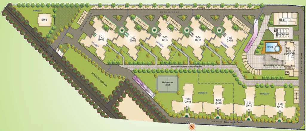 Master Plan of Parsvnath Royale in null, Chandigarh - Image 422506