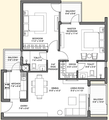 2 BHK Flat in Ireo Fiveriver in null, Chandigarh - Image 926138