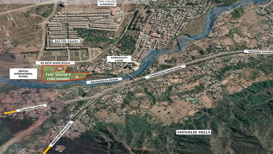 Location of DLF The Valley Orchard in null, Chandigarh - Image 422544