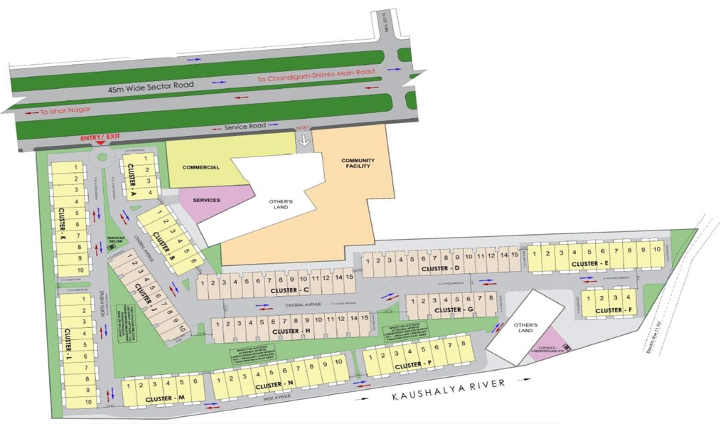 Master Plan of DLF The Valley Orchard in null, Chandigarh - Image 422545