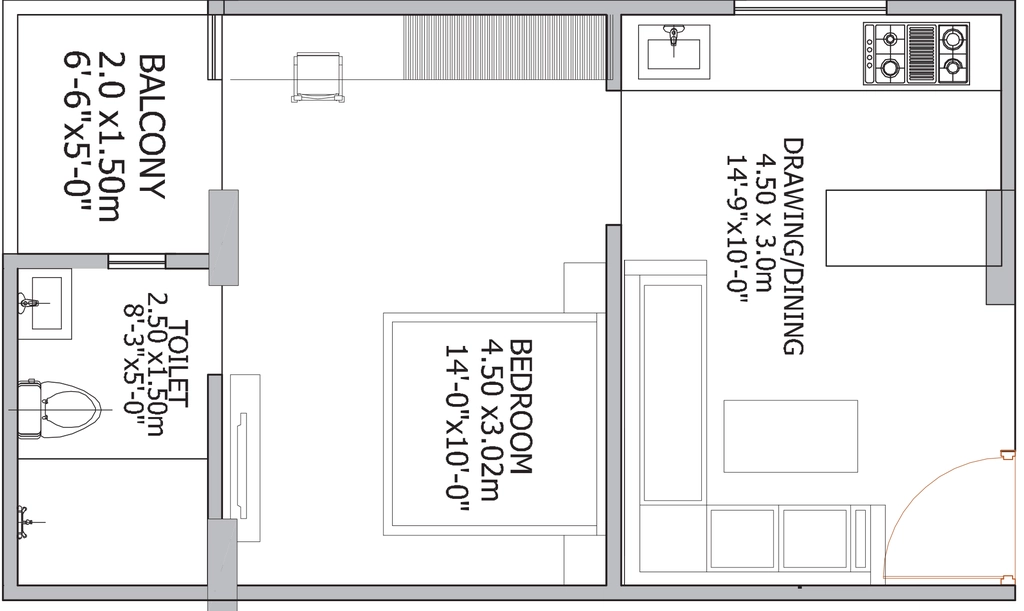 1 BHK Flat in Redwood Magnus in Jagatpura, Jaipur - Image 926150