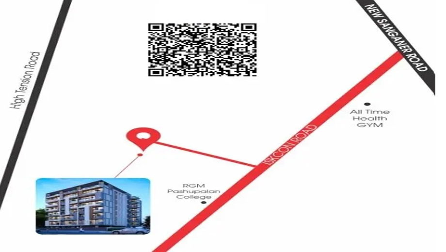 Location of Siddhi Vinayak Homes in Mansarovar, Jaipur - Image 422593