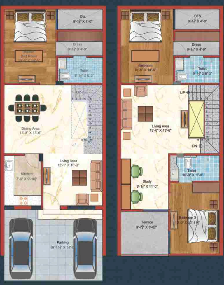 3 BHK House/Villa in Adhaarshila Solitaire 23 in Vaishali Nagar, Jaipur - Image 926158