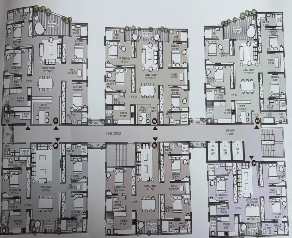 Floor Plan of Star Shiva in Bani Park, Jaipur - Image 422609