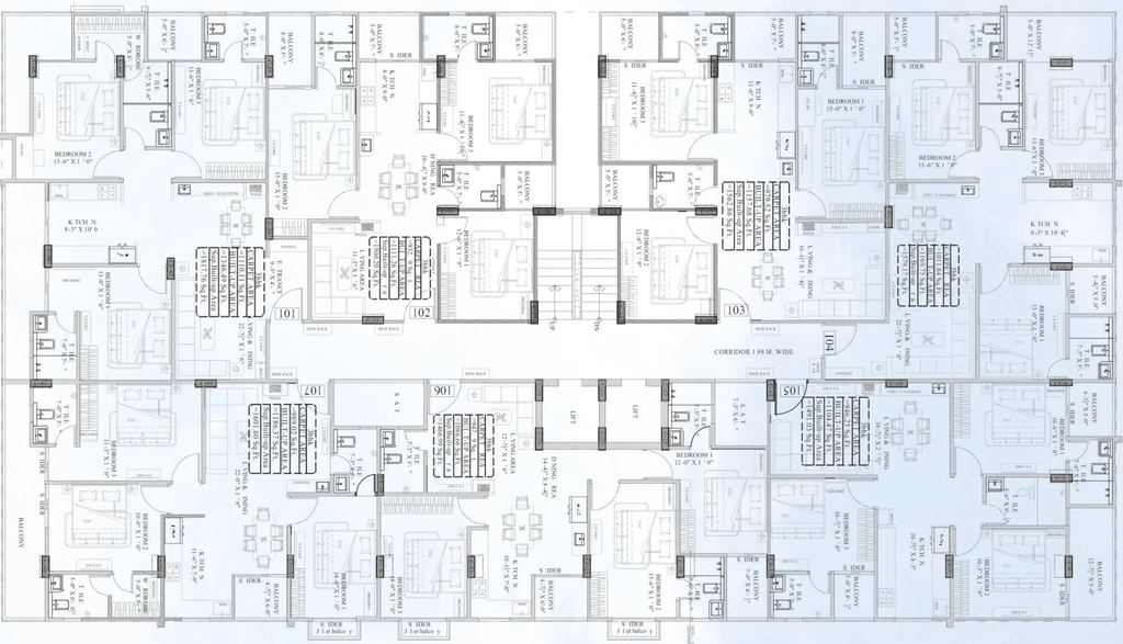 Floor Plan of Agarwal Vinayak Aashiyana in Murlipura, Jaipur - Image 422615