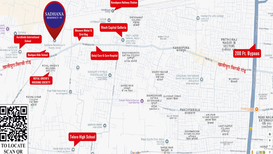 Location of Bagariya Sadhana Residency - Image 422625