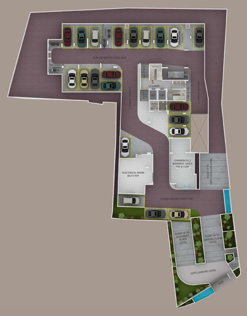 Master Plan of Aroma Cliff in Kowdiar, Thiruvananthapuram - Image 422642