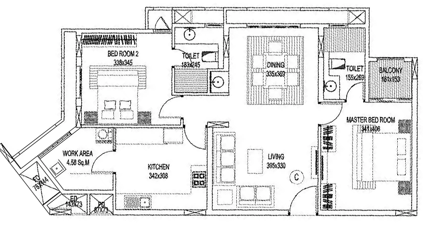 2 BHK Flat in Asset Hillcrest Volga in Vattiyoorkavu, Thiruvananthapuram - Image 926197