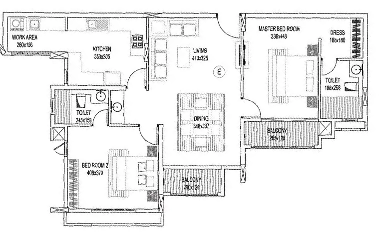 2 BHK Flat in Asset Hillcrest Volga in Vattiyoorkavu, Thiruvananthapuram - Image 926198