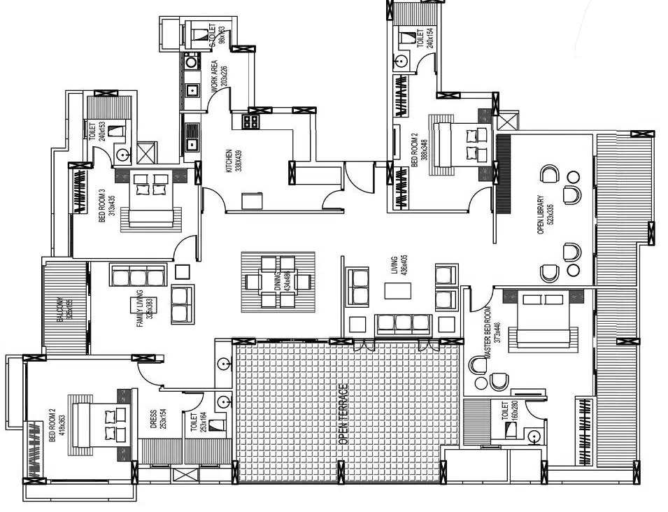 4 BHK Flat in Asset Hillcrest Volga in Vattiyoorkavu, Thiruvananthapuram - Image 926200