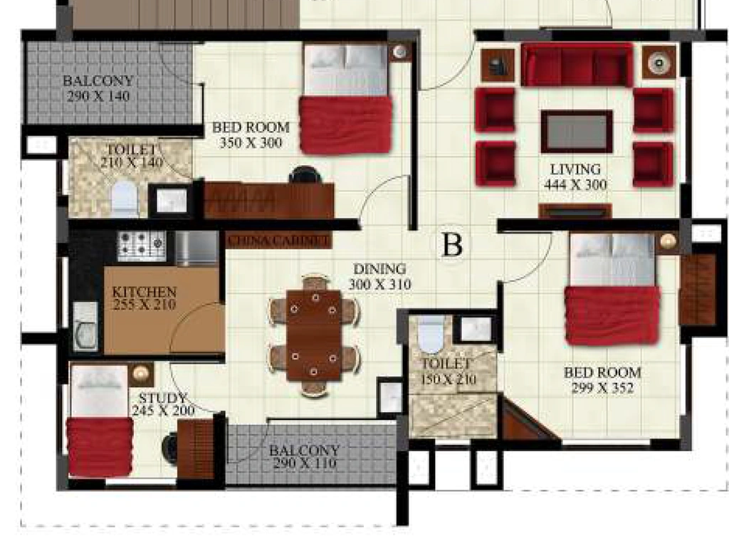 3 BHK Flat in Beacon Orbit in Vazhuthacaud, Thiruvananthapuram - Image 926202