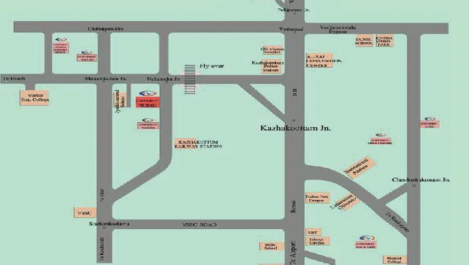Location of Confident Prime 3 in Kazhakootam, Thiruvananthapuram - Image 422800