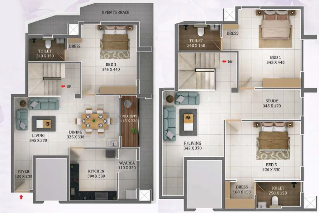 3 BHK Duplex in Cordial Achutham in PTP Nagar, Thiruvananthapuram - Image 926253