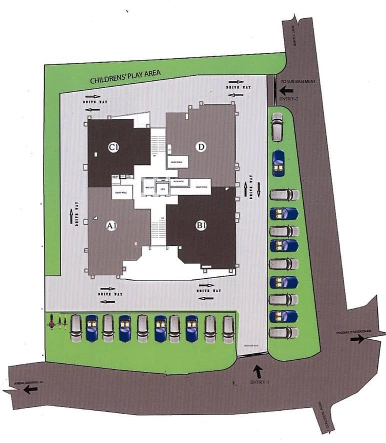 Master Plan of Cordial Adithya in Maruthankuzhi, Thiruvananthapuram - Image 422754