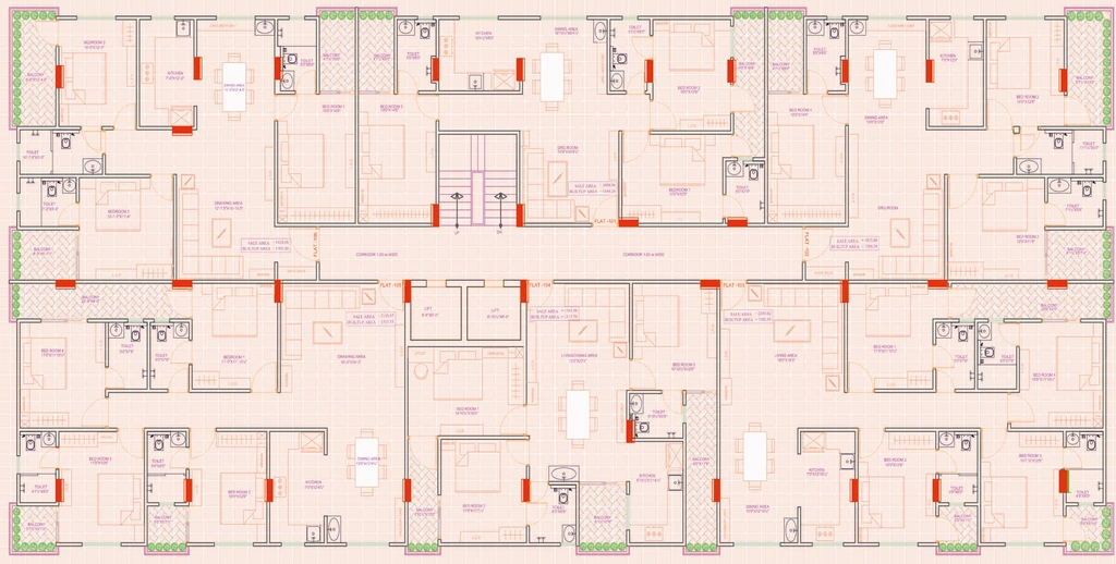Floor Plan of Parth Crystal in Nirman Nagar, Jaipur - Image 422631