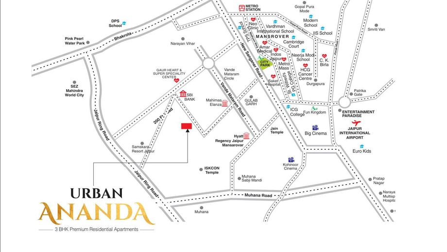 Location of Shivansh Urban Ananda - Image 422660