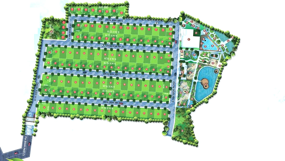 Master Plan of Sanjeevini Srushti Srigandha in Hoskote, Bangalore - Image 422773