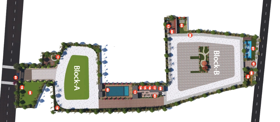 Master Plan of Vmaks Laurel in Attibele, Bangalore - Image 422818
