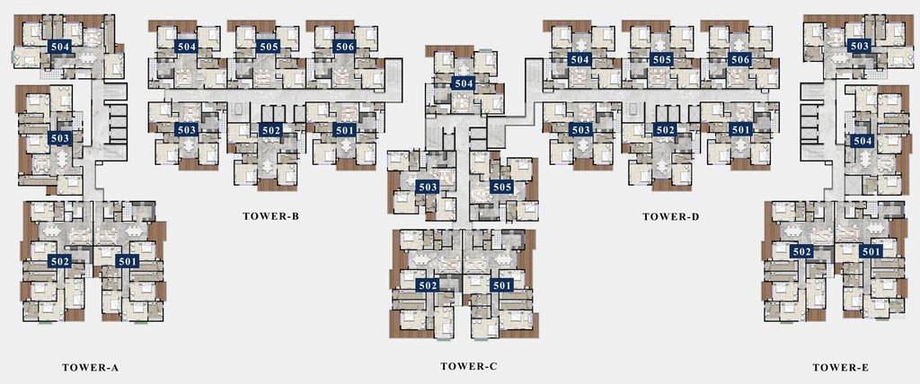 Floor Plan of KGK Aakar in Jagatpura, Jaipur - Image 422830