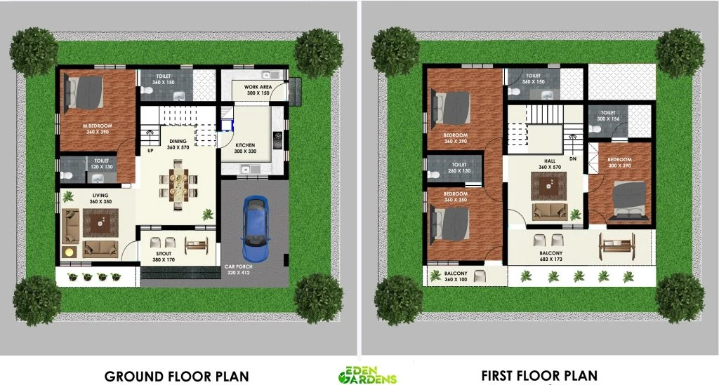 4 BHK House/Villa in Casa Eden Gardens in Pallippuram, Thiruvananthapuram - Image 926318