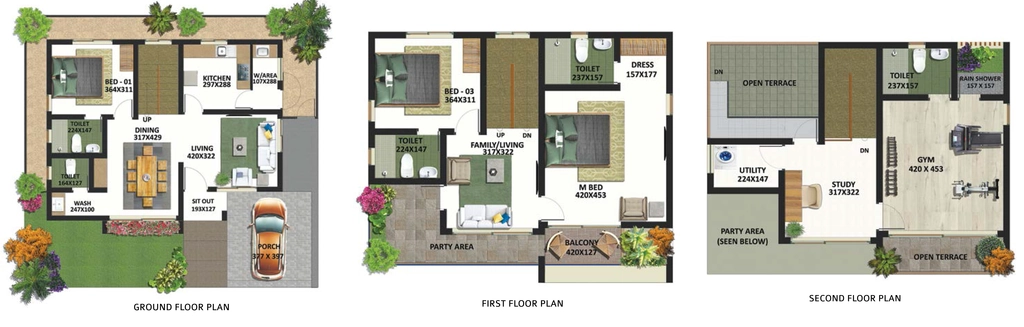 3 BHK House/Villa in Favourite The Lantern in Menamkulam, Thiruvananthapuram - Image 926303