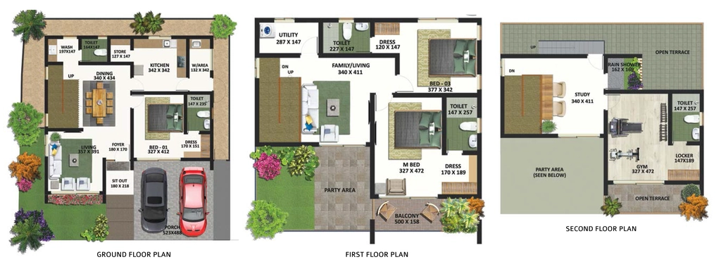 3 BHK House/Villa in Favourite The Lantern in Menamkulam, Thiruvananthapuram - Image 926304