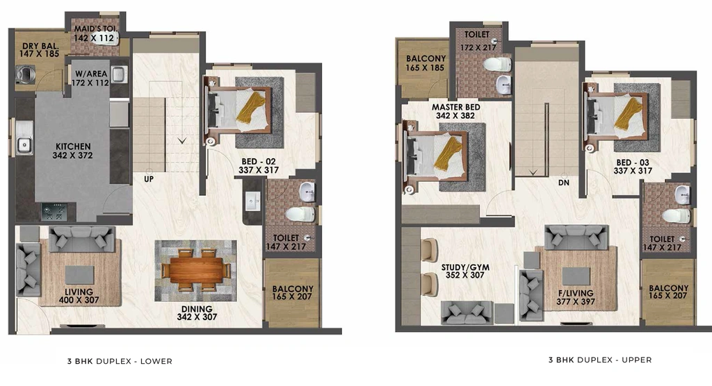 3 BHK Duplex in Favourite The Silicon Drive in Pallippuram, Thiruvananthapuram - Image 926300
