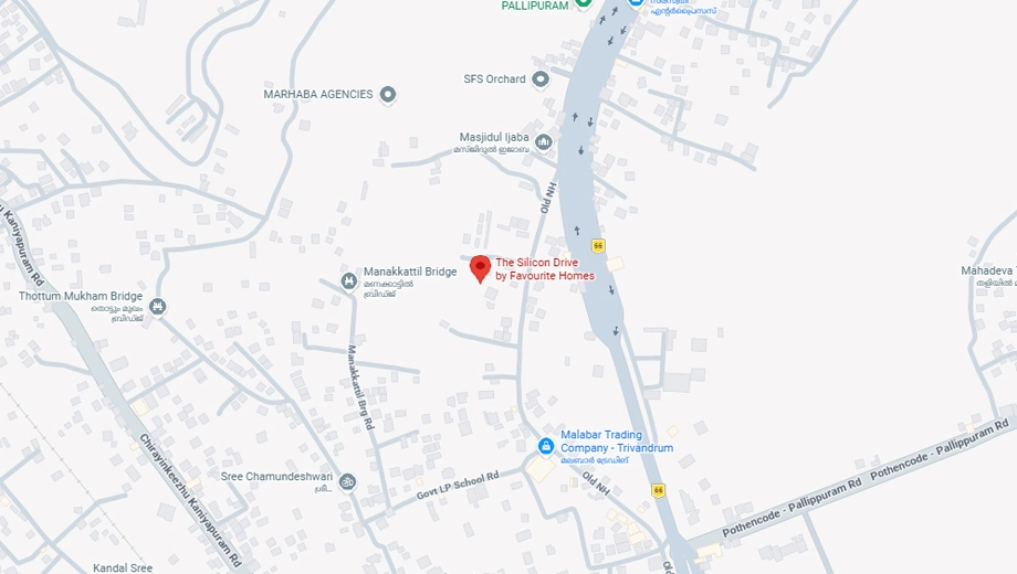 Location of Favourite The Silicon Drive in Pallippuram, Thiruvananthapuram - Image 422893