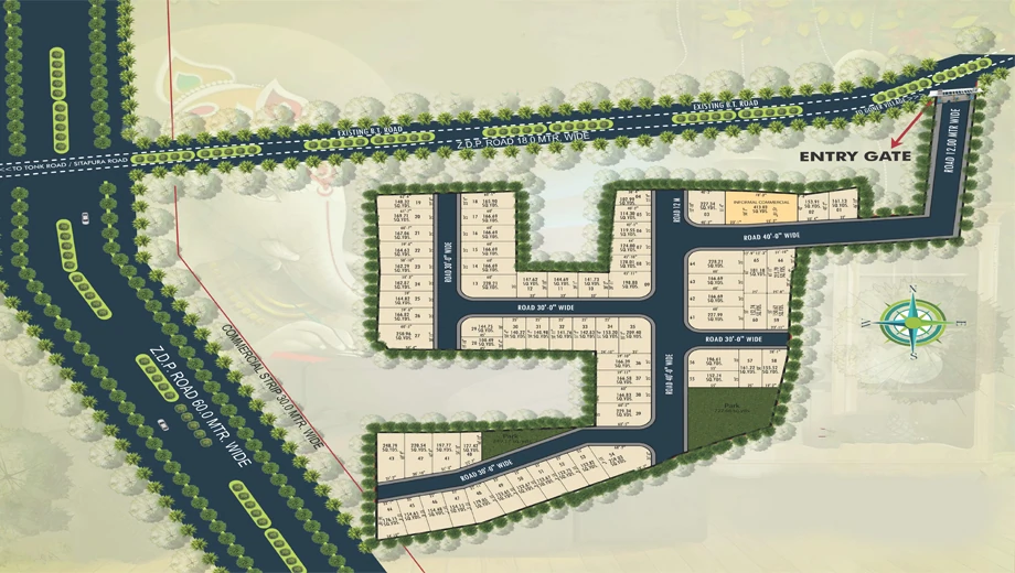 Master Plan of Homeland Uday Gajraj in null, Jaipur - Image 422864