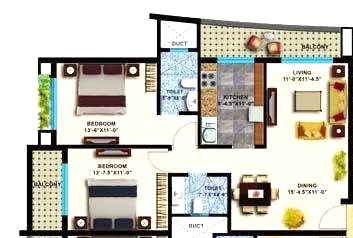 2 BHK Flat in Vinod Siddharth Avenue in Kabir Nagar, Jodhpur - Image 926306
