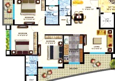 2 BHK Flat in Vinod Siddharth Avenue in Kabir Nagar, Jodhpur - Image 926307